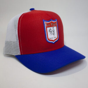Boné Trucker Azul e Vermelho