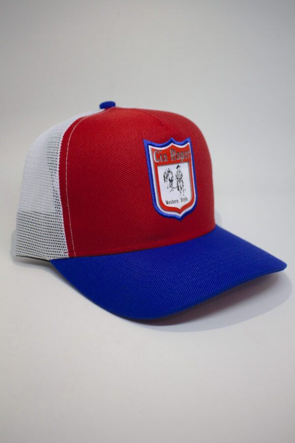 Boné Trucker Azul e Vermelho - Image 2