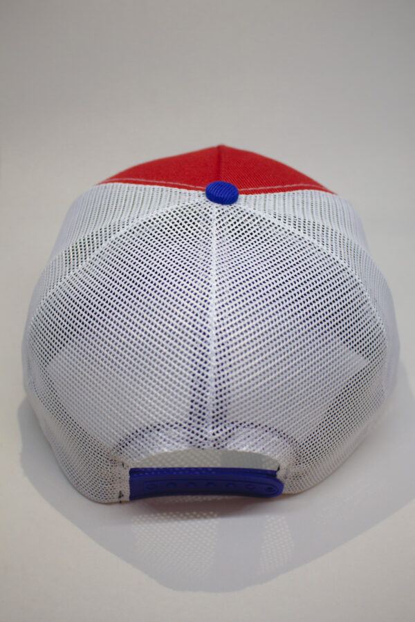Boné Trucker Azul e Vermelho - Image 5