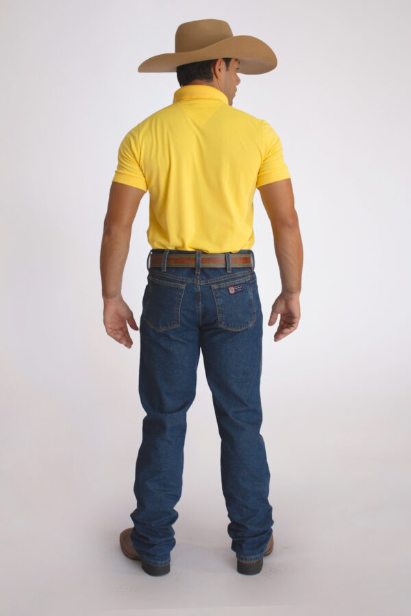 Camisa Gola Polo Masculina Clássica Amarelo - Image 5