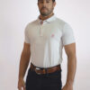 Camisa Gola Polo Masculina Clássica Branca - Image 9