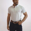 Camisa Gola Polo Masculina Clássica Branca - Image 5