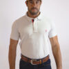 Camisa Gola Polo Masculina Clássica Branca - Image 4