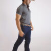 Camisa Gola Polo Masculina Clássica Cinza - Image 4