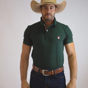 Camisa Gola Polo Masculina Clássica Verde