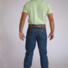 Camisa Gola Polo Masculina Clássica Verde Claro - Image 6