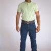 Camisa Gola Polo Masculina Clássica Verde Claro