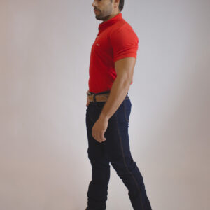 Camisa Gola Polo Masculina Clássica Vermelha