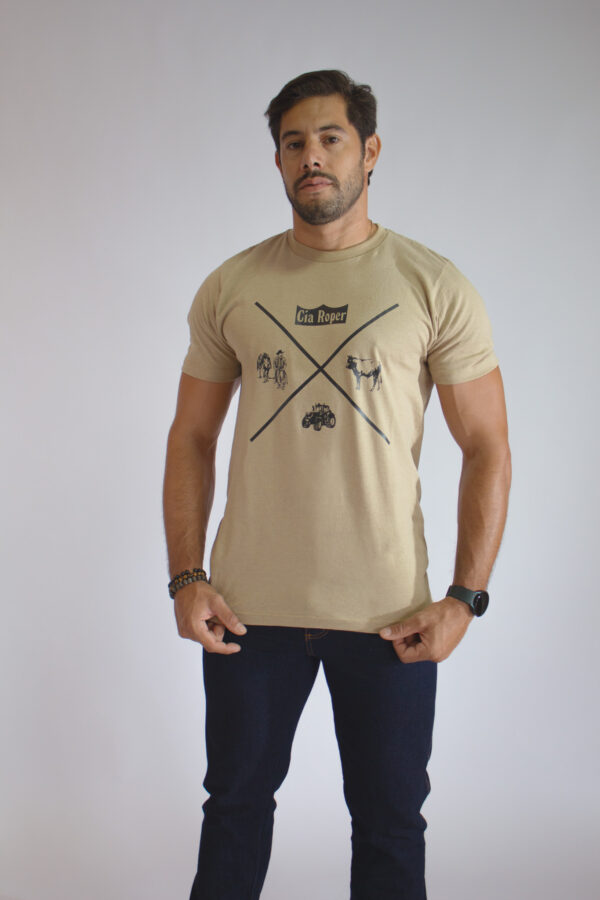 Camiseta Masculina Areia - Image 4