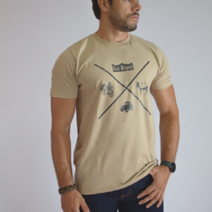 Camiseta Masculina Areia