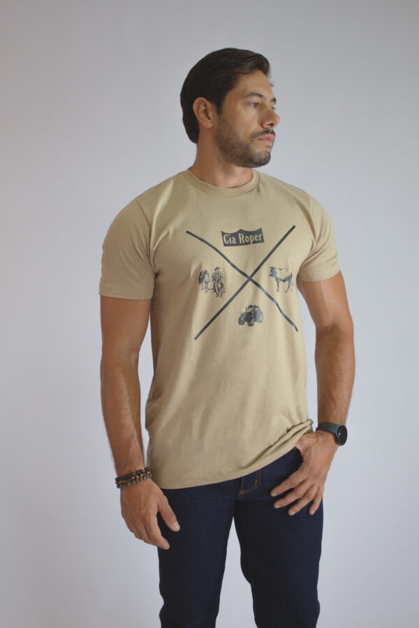 Camiseta Masculina Areia - Image 2
