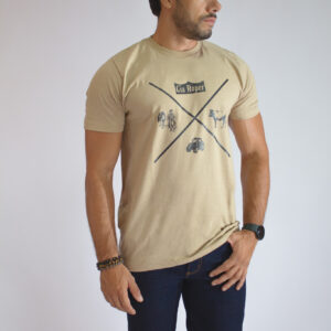 Camiseta Masculina Areia