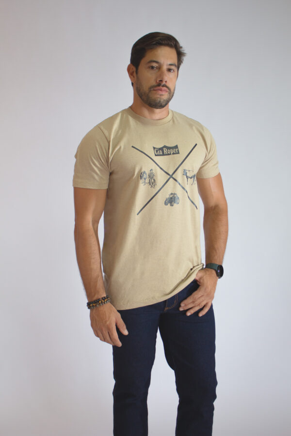 Camiseta Masculina Areia - Image 3
