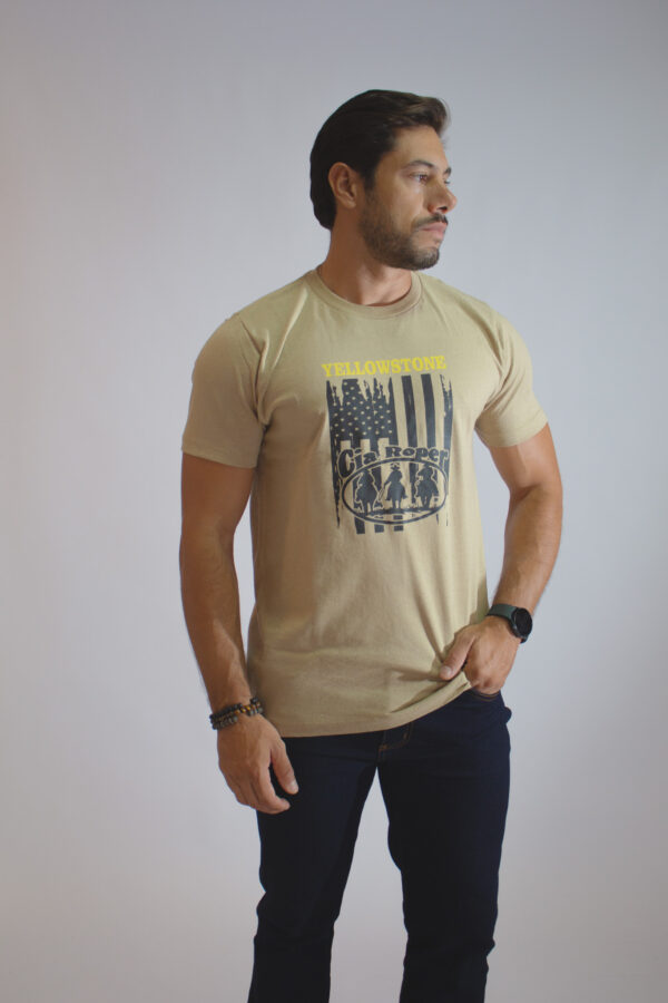 Camiseta Masculina Areia Yellowstone