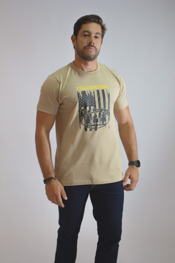 Camiseta Masculina Areia Yellowstone - Image 3
