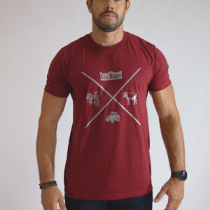 Camiseta Masculina Vinho