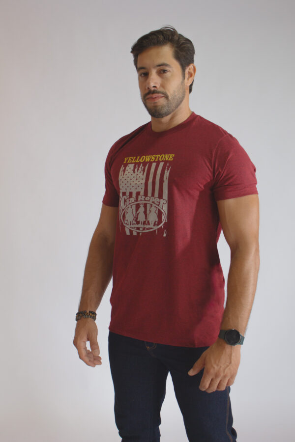 Camiseta Masculina Vinho Yellowstone - Image 5