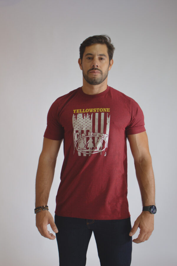 Camiseta Masculina Vinho Yellowstone - Image 3
