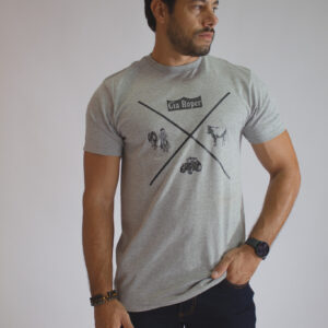 Camiseta Masculina Cinza