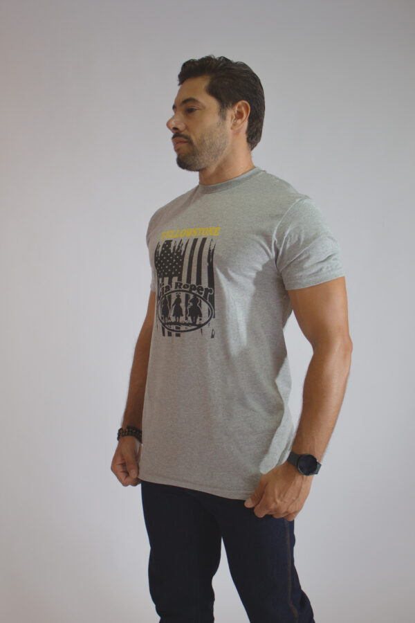 Camiseta Masculina Cinza Yellowstone - Image 2