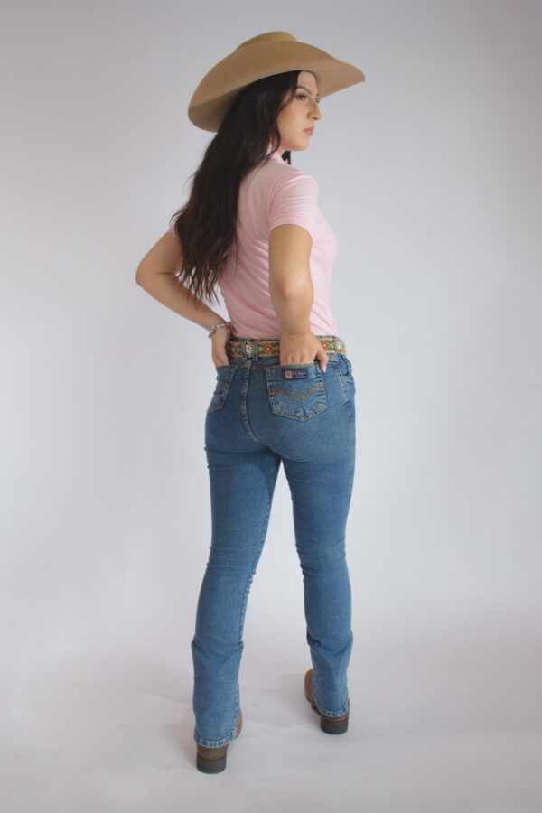 Camisa Gola Polo Feminina Clássica Rosa - Image 29