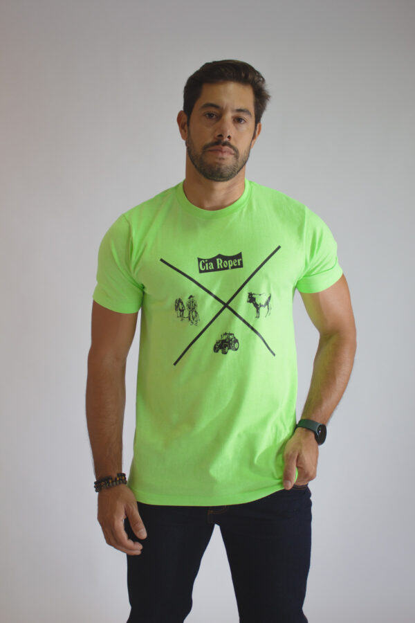 Camiseta Masculina Verde - Image 3