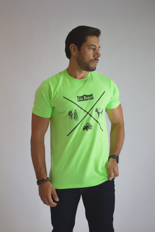Camiseta Masculina Verde - Image 4