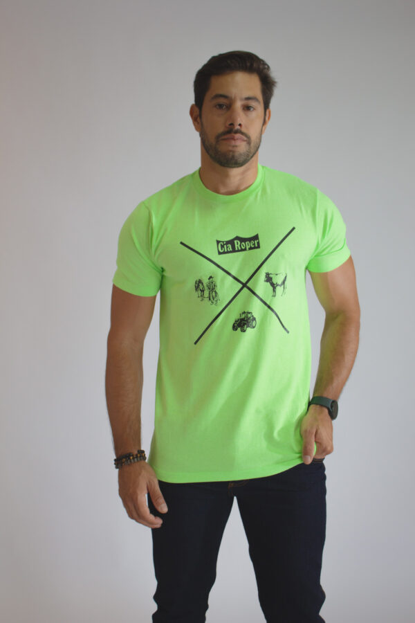 Camiseta Masculina Verde