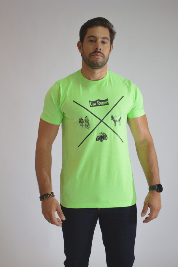 Camiseta Masculina Verde - Image 2